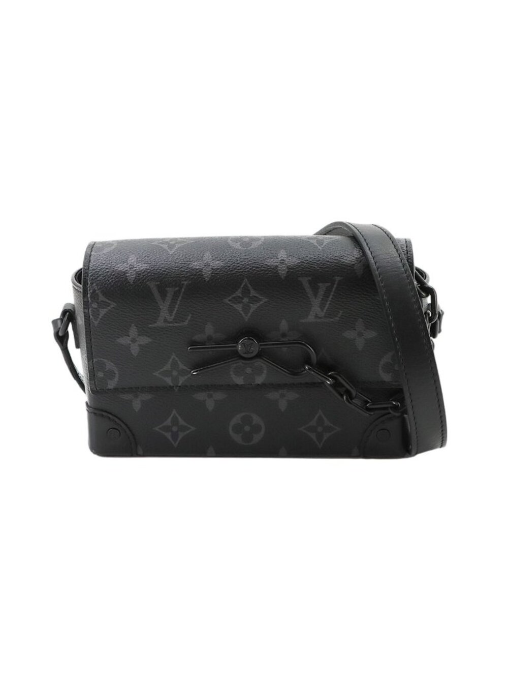 Louis Vuitton Monogram Eclipse Steamer Wearable Wallet Shoulder Bag
